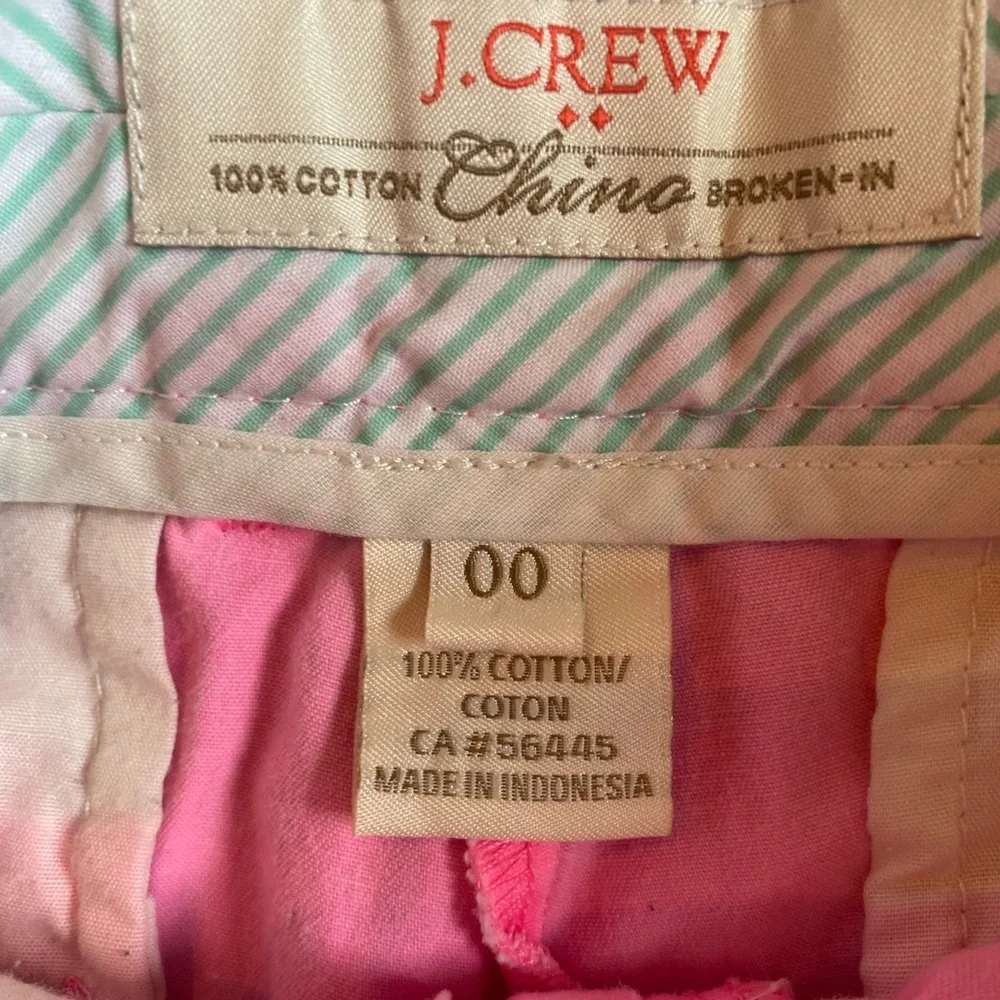 J Crew Hot Pink Chino Shorts